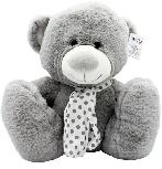 Pliušinis žaislas Tulilo Silver Teddy 9165, pilkas, 25 cm