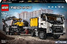 Konstruktorius LEGO® Technic Sunkvežimis Volvo FMX ir elektrinis ekskavatorius Volvo EC230 42175