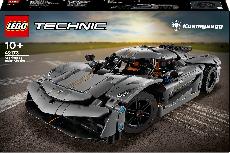 Konstruktorius LEGO® Technic Hiperautomobilis Koenigsegg Jesko Absolut Grey 42173