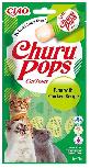 Skanėstas katėms Inaba Churu Pops Pops Tuna Chicken, vištiena/tunas, 0.06 kg, 4 vnt.