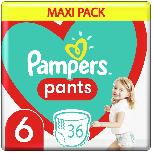 Sauskelnės-kelnaitės Pampers Pants, 6 dydis, 15 kg, 36 vnt.