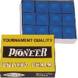 Kreida Pioneer Billiard Chalk, 12 vnt.