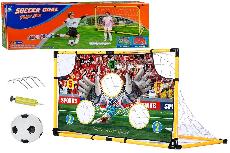 Priedas treniruotėms Lean Toys Soccer Goal Play Set 58644, 56 cm x 119 cm x 71 cm