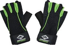 Treniruočių pirštinės Schildkrot Fitness Pro Gloves, juoda/žalia, S/M