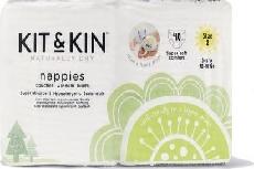 Sauskelnės Kit & Kin Nappies Naturally Dry, 2 dydis, 5 - 8 kg, 160 vnt.