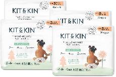 Sauskelnės Kit & Kin Eco Nappies, 3 dydis, 6 - 10 kg, 136 vnt.