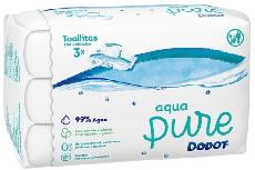 Drėgnos servetėlės Dodot Aqua Pure, 144 vnt.