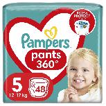 Sauskelnės-kelnaitės Pampers Pants, 5 dydis, 12 - 17 kg, 48 vnt.