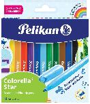 Flomasteriai Pelikan Colorella Star, vienpusiai, 12 vnt.