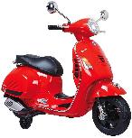 Motociklas Jamara Vespa GTS 125, juodas/raudonas