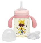 Vaikiška gertuvė Marcus & Marcus PPSU Transition Trainer Bottle Lola, 180 ml, 6+ mėn., 6.5 cm, plastikas, 3 vnt., rožinė