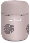 Termosas maistui Miniland Food Thermy Leaves, 280 ml, 0 mėn., nerūdijantysis plienas, rožinė