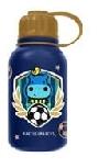 Vaikiška gertuvė Marcus & Marcus Vacuum Insulated Water Bottle Football, 350 ml, 1 m., nerūdijantysis plienas/silikonas, tamsiai mėlyna