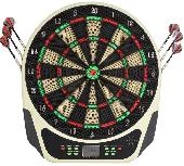 Elektroninis smiginis Enero Electronic Dartboard, juoda/smėlio, 440 mm