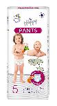 Sauskelnės-kelnaitės Happy Pants Junior, 5 dydis, 11 - 18 kg, 40 vnt.