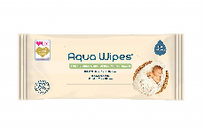 Drėgnos servetėlės Aqua Wipes, 64 vnt.