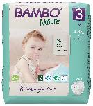 Sauskelnės Bambo Nature Classic, 3 dydis, 8 kg, 28 vnt.