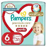 Sauskelnės-kelnaitės Pampers Premium Care Pants, 6 dydis, 31 vnt.