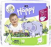 Sauskelnės Happy Maxi, 4 dydis, 8 - 18 kg, 12 vnt.