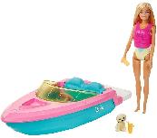 Lėlė Mattel Doll And Boat GRG30, 29 cm