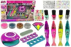 Nagų priežiūros rinkinys Girls Creator Deluxe Nail Art Salon 10500