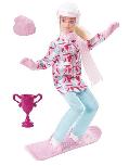 Lėlė Barbie Winter Sports Snowboarder HCN30/HCN32, 30 cm