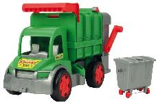 Žaislinė sunkioji technika Wader Giant Garbage Truck 65cm 67015, žalia