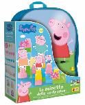 Kaladėlės Lisciani Blocks With Backpack Peppa Pig