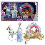 Lėlė - pasakos personažas Mattel Disney Princess Carriage Cinderella HLX35, 29 cm