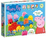 Kaladėlės Clementoni Peppa Pig Clemmy Train Set 17249