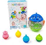 Vonios žaislas Lalaboom 3in1 Splash Ball, įvairių spalvų