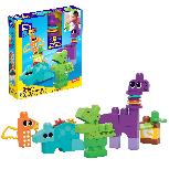 Kaladėlės Mega Bloks Squeak N Chomp Dino HKN43