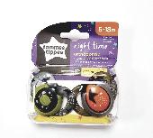 Čiulptukas Tommee Tippee Night Time Orthodontic, nuo 6 mėnesių