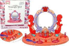 Žaislinis grožio rinkinys Lean Toys Beautiful Girl Glam Table, vaikams