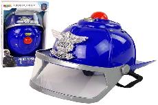 Policininko žaislas, šalmas Lean Toys Police Force Equipment, mėlyna