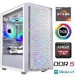 Stacionarus kompiuteris Mdata Gaming Ryzen 5 8500G 64GB 1TB SSD NVME 2TB HDD RX 580 8GB Windows 11