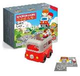 Konstruktorius Magformers Town Set City Bus 005-717010, plastikas