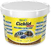 Maistas žuvims Tetra Cichlid Sticks, 10 l