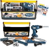 Žaislinis meistro įrankių rinkinys Trifox Deluxe Tool Set, mėlyna/pilka