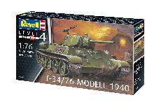 Konstruktorius Revell T-34/76 Modell 03294, plastikas