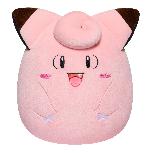 Pliušinis žaislas Squishmallows Pokemon Clefairy, šviesiai rožinė, 25 cm