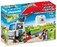 Konstruktorius Playmobil Glass Recycling Truck with Container 71431, plastikas