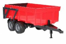 Priekaba Bruder Tipping Trailer 02211, raudona