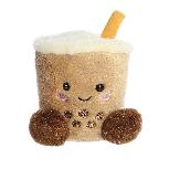 Pliušinis žaislas Palm Pals Miky Tea Boba, rudas, 12 cm