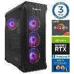 Stacionarus kompiuteris Intop RM32583 AMD Ryzen™ 7 7700X, RTX 4070, 64 GB, 1 TB