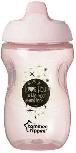 Puodelis su snapeliu Tommee Tippee Sippee Love You to The Moon And Back, 300 ml, 7 mėn., plastikas/silikonas, rožinė