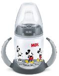 Kūdikių buteliukas Nuk First Choice Mickey, 150 ml, 6+ mėn., pilka