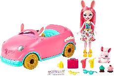 Lėlė Enchantimals Enchantimals Bunnymobile HCF85, 15 cm