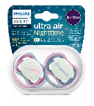 Čiulptukas Philips Avent Ultra Air Night, nuo 6 mėnesių, rožinė