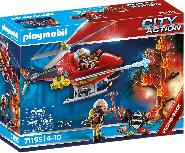 Konstruktorius Playmobil City Action Fire Rescue Helicopter 71195, plastikas